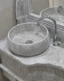 کاسه روشویی پرشین طوسی . طرح تیوپی