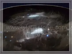 کاسه روشویی سنگ مرمریت مشکی دهبید. طرح تیوپی