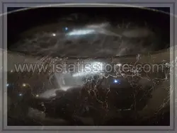 کاسه روشویی سنگ مرمریت مشکی دهبید. طرح تیوپی