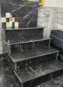 مرمریت مشکی نجف آباد سورت یک  با قدوپا شمش