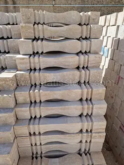 نرده صراحی سنگی تراش مربع درجه ممتاز