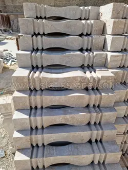 نرده صراحی سنگی تراش مربع درجه ممتاز