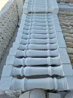 نرده صراحی سنگی لایم استون  سوپر