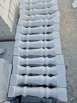نرده صراحی سنگی لایم استون  سوپر
