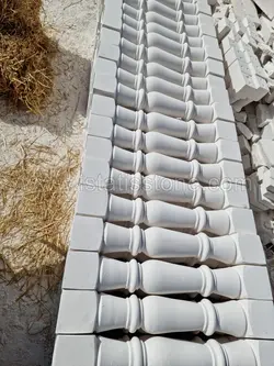 نرده صراحی سنگی لایم استون  سوپر