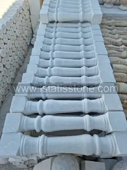 نرده صراحی سنگی لایم استون  سوپر