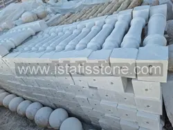 نرده صراحی سنگی لایم استون  سوپر