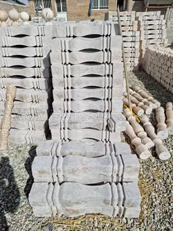 نرده صراحی سنگی تراش مربع درجه یک
