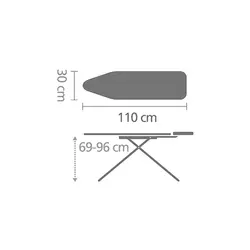 میز اتو طرح لی آبی برابانتیا | Brabantia IRONING BOARD 110 x 30 cm
