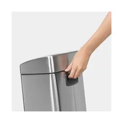 سطل برنج 10 لیتر استیل مات برابانتیا | Brabantia TOUCH BIN