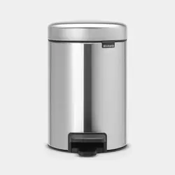 سطل زباله 3 لیتر استیل مات برابانتیا | Brabantia NEWICON PEDAL BIN