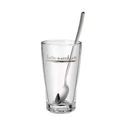 لیوان لاته ماکیاتو با قاشق ست شش عددی وی ام اف | WMF Clever &amp; More Latte Macchiato Set 6pcs. with spoon