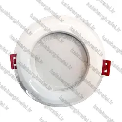 پنل دور شیشه ای 7 وات توکار شاه چراغ