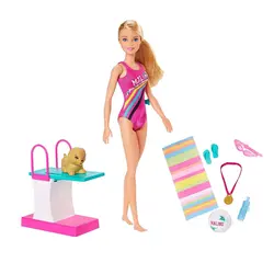 عروسک باربی استخر دار کد GHL91 - متل