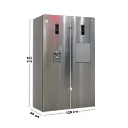 یخچال فریزر دو قلو مدل روسو پلاس - کلور