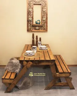 ميز و نيمكت پاركي