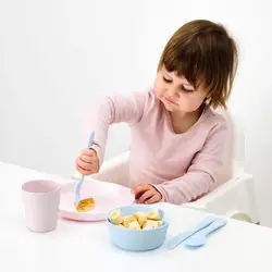 قاشق و چنگال 36 تکه کودک ایکیا مدل IKEA-KALAS