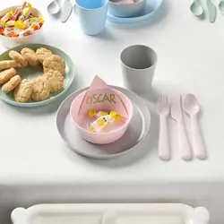 قاشق و چنگال 36 تکه کودک ایکیا مدل IKEA-KALAS