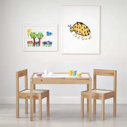 میز و صندلی کودک ایکیا مدل IKEA-LATT