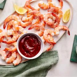 میگو صورتی تازه سایز متوسط