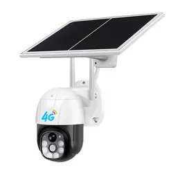 دوربین مینی اسپید دام خورشیدی با پنل بزرگ 5 مگاپیکسل سیم کارتی v380