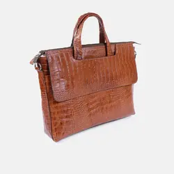 کیف چرم اداری وکیل طرح دار