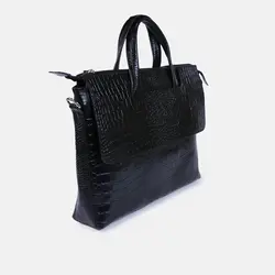 کیف چرم اداری وکیل طرح دار