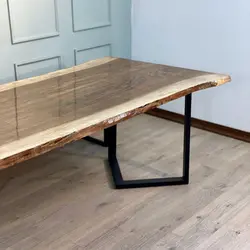 نیمکت چوب درخت گردو کد af08