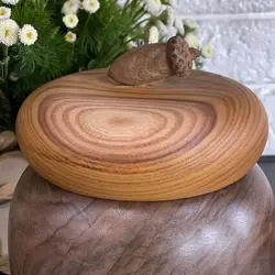 جا شکلات طرح بلوط چوب گردو کد kn65