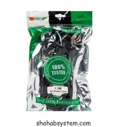 کابل برق سه پین منبع orange تغذیه کامپیوتر اورنج طول 1.5 متر