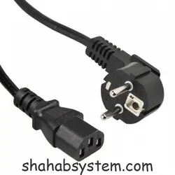 کابل برق سه پین منبع orange تغذیه کامپیوتر اورنج طول 1.5 متر