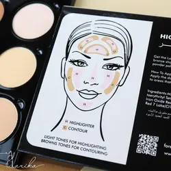 پالت كانتور خشك 8 رنگ فوراور 52