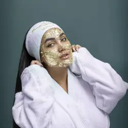 ماسک ورق فویل طلا ۲۴ عیار