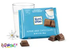 شکلات تخته ای با طعم شیر آلپن ریتر اسپرت - آقای شکلات ایران