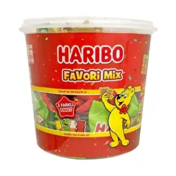 پاستیل هاریبو سطلی قرمز 1 کیلویی - آقای شکلات ایران