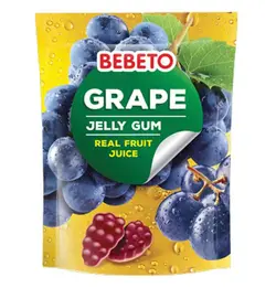 پاستیل ببتو آبمیوه طبیعی با طعم انگور - آقای شکلات ایران