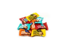 ویفر میکس کاپوچینو، شیری، کارامل، فندق مگا استار کیلویی - آقای شکلات ایران