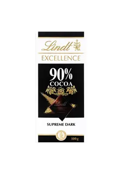 شکلات تخته ای تلخ 90 درصد لینت 100 گرم - آقای شکلات ایران