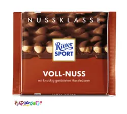 شکلات تخته ای فندق درسته ریتر اسپرت - آقای شکلات ایران