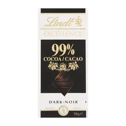 شکلات تخته ای تلخ 99 درصد لینت - آقای شکلات ایران