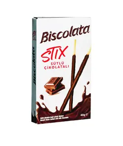 بیسکوییت بیسکولاتا استیکس 28 گرم ساده - آقای شکلات ایران