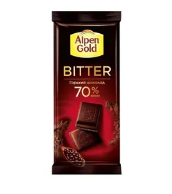 شکلات تخته ای شکلات تلخ 70 % آلپن گلد - آقای شکلات ایران