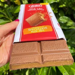 شکلات تخته ای بیسکوییت دار لوتوس 180 گرم - آقای شکلات ایران