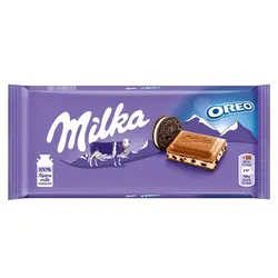 شکلات تخته ای میلکا اورئو خرد 100 گرم - آقای شکلات ایران