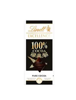 شکلات تخته ای شکلات تلخ 100% لینت - آقای شکلات ایران