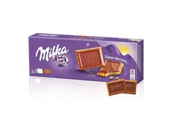 بیسکوییت با روکش شکلات میلکا 150 گرم - آقای شکلات ایران