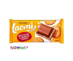 شکلات تخته ای روشن با طعم کرانچی کوکی - آقای شکلات ایران