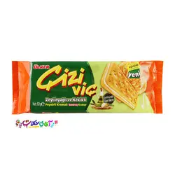 بیسکوییت جیزی پنیری با روغن زیتون و سبزیجات