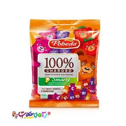 پاستیل مولتی ویتامین پوبدا برای باهوشی Pobeda