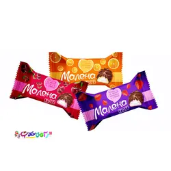 شکلات میوه ای مانها البالو پرتقال توت فرنگی Maneha